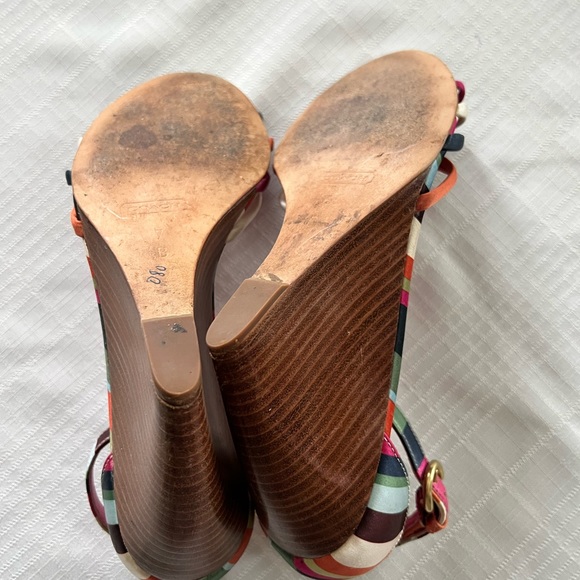 COACH Tabatha Wedges Size 7 - Picture 4 of 5